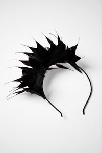 Eva Feather Crown Headband