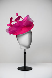 Poppy & Medium Saucer Fascinator