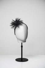 Load image into Gallery viewer, black fascinator 