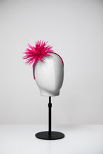 Load image into Gallery viewer, fuchsia pink fascinator 